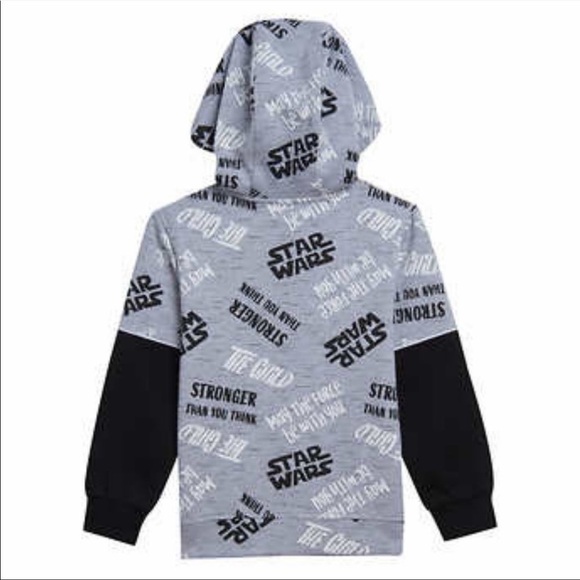 Star Wars Kids 3 piece Set size 5T Boy Hoodie pants Shirt - Picture 4 of 12